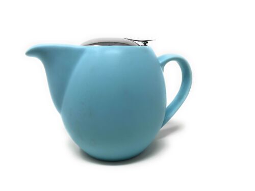 Zaara 32oz / 0.9 Litre MATT Ceramic Teapot with 'Flip Top' Lid and Infuser - Picture 4 of 11