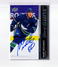 MARC MICHAELIS autographed '21/22 VANCOUVER CANUCKS 