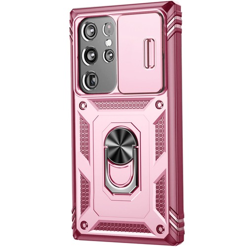 Funda protectora de pantalla con soporte a prueba de golpes para Samsung Galaxy S21 Ultra 5G FE - Imagen 34 de 55
