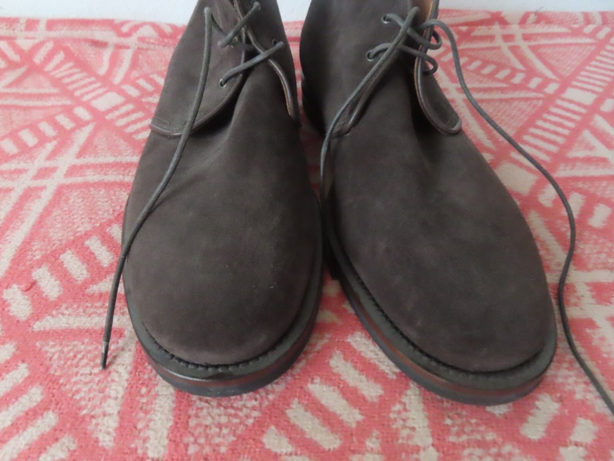 Aquatalia Suede Casual Shoes Brown Leather Low Top Mens Size 8 Jon Dark Brown – Aquatalia® main image 3