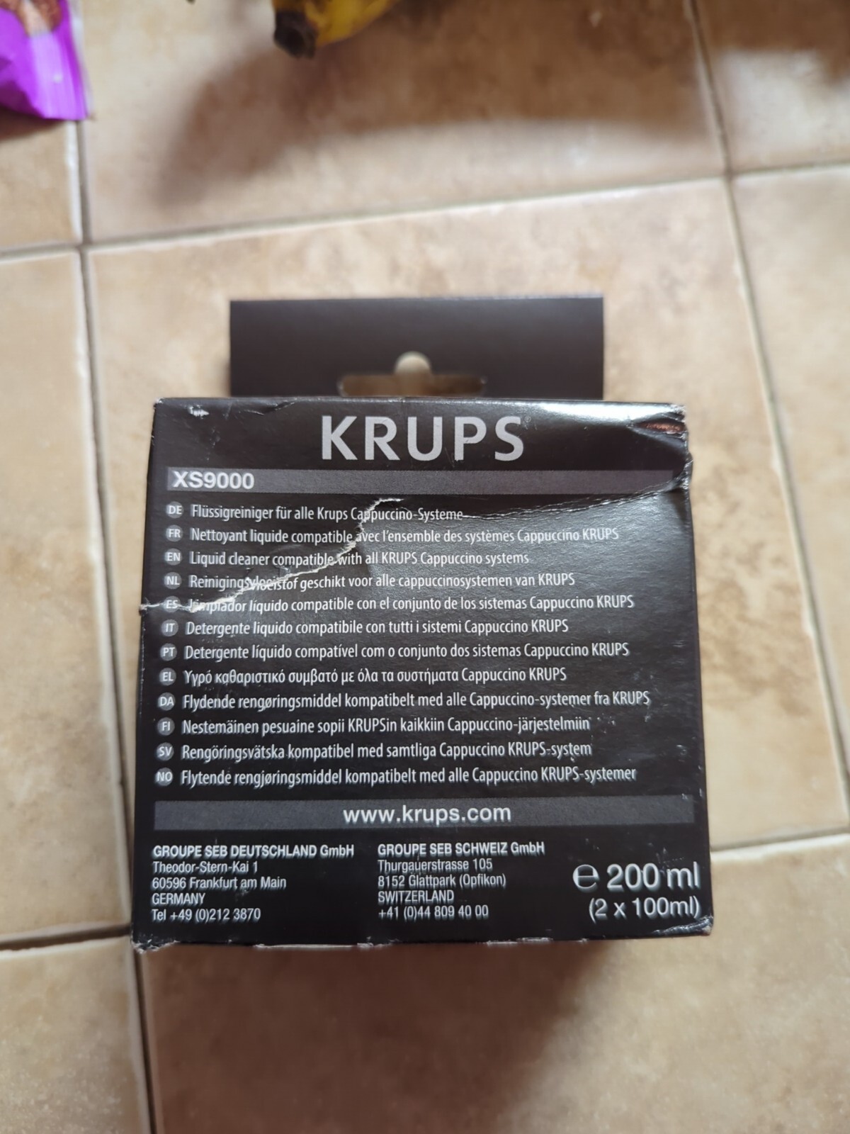 Krups XS9000 Liquid Cleaner 