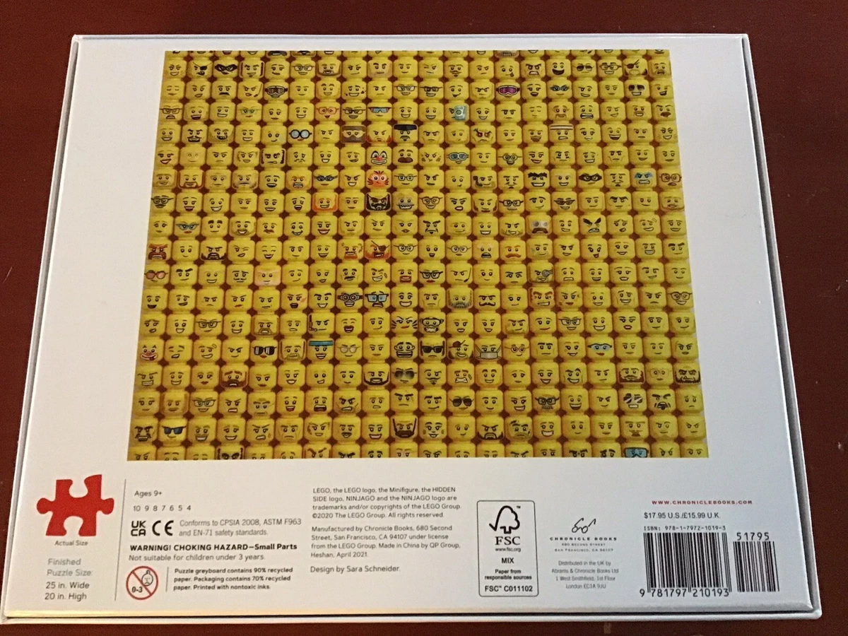 LEGO Minifigure Faces Puzzle