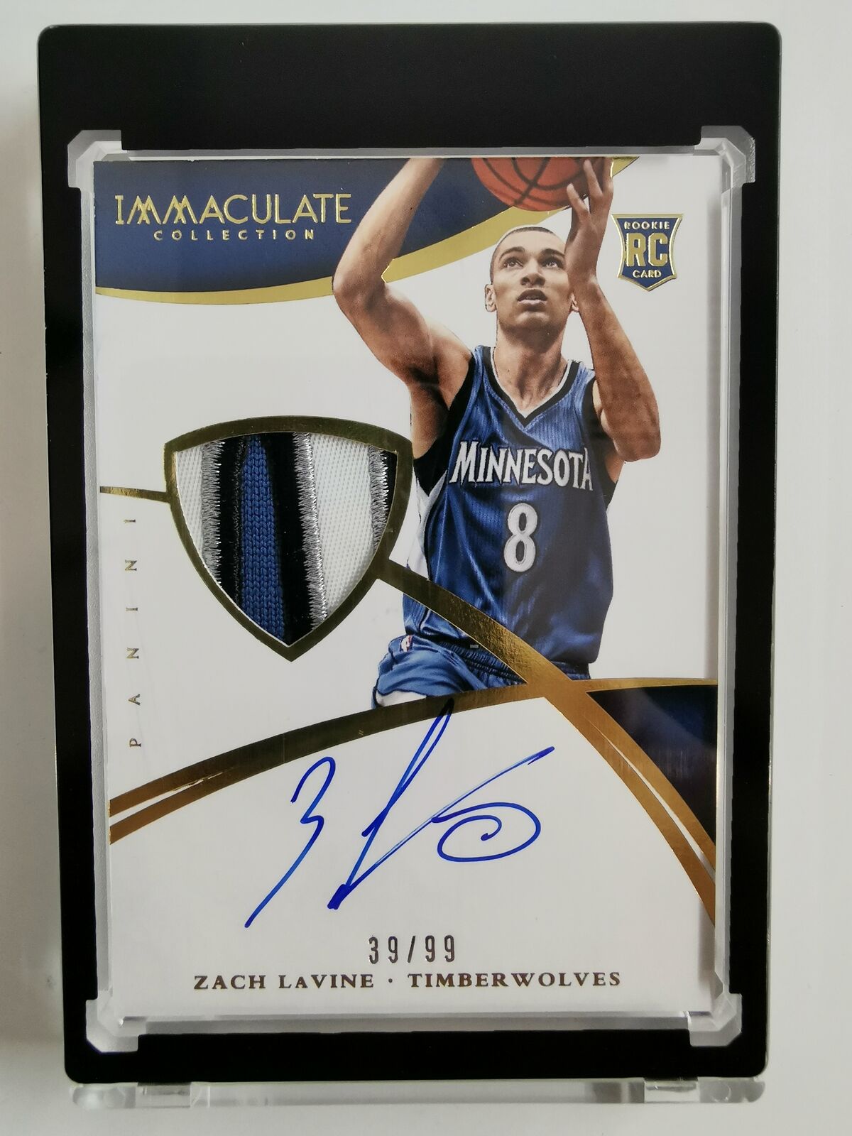 節約術購入】 Panini ザック ラビーン Zach Lavine RC 直筆サイン