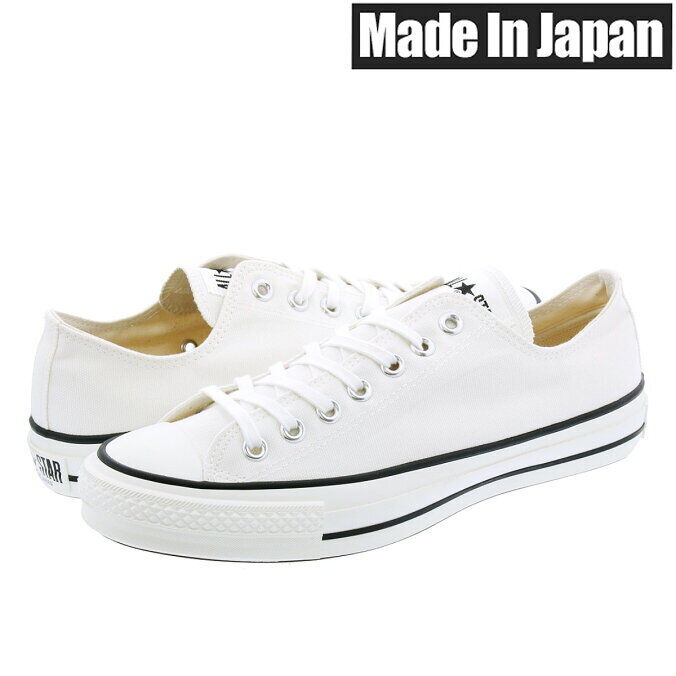 CONVERSE CANVAS ALL STAR J OX Made in JAPAN Sneakers Natural White