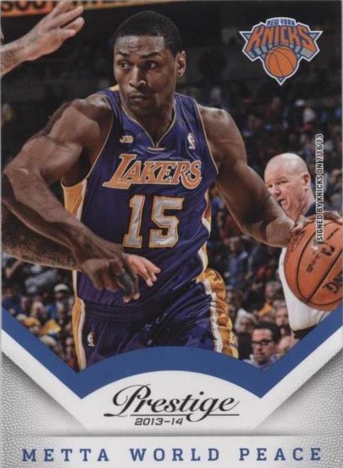 2013-14 Panini Prestige - Metta World Peace #52 for sale online | eBay