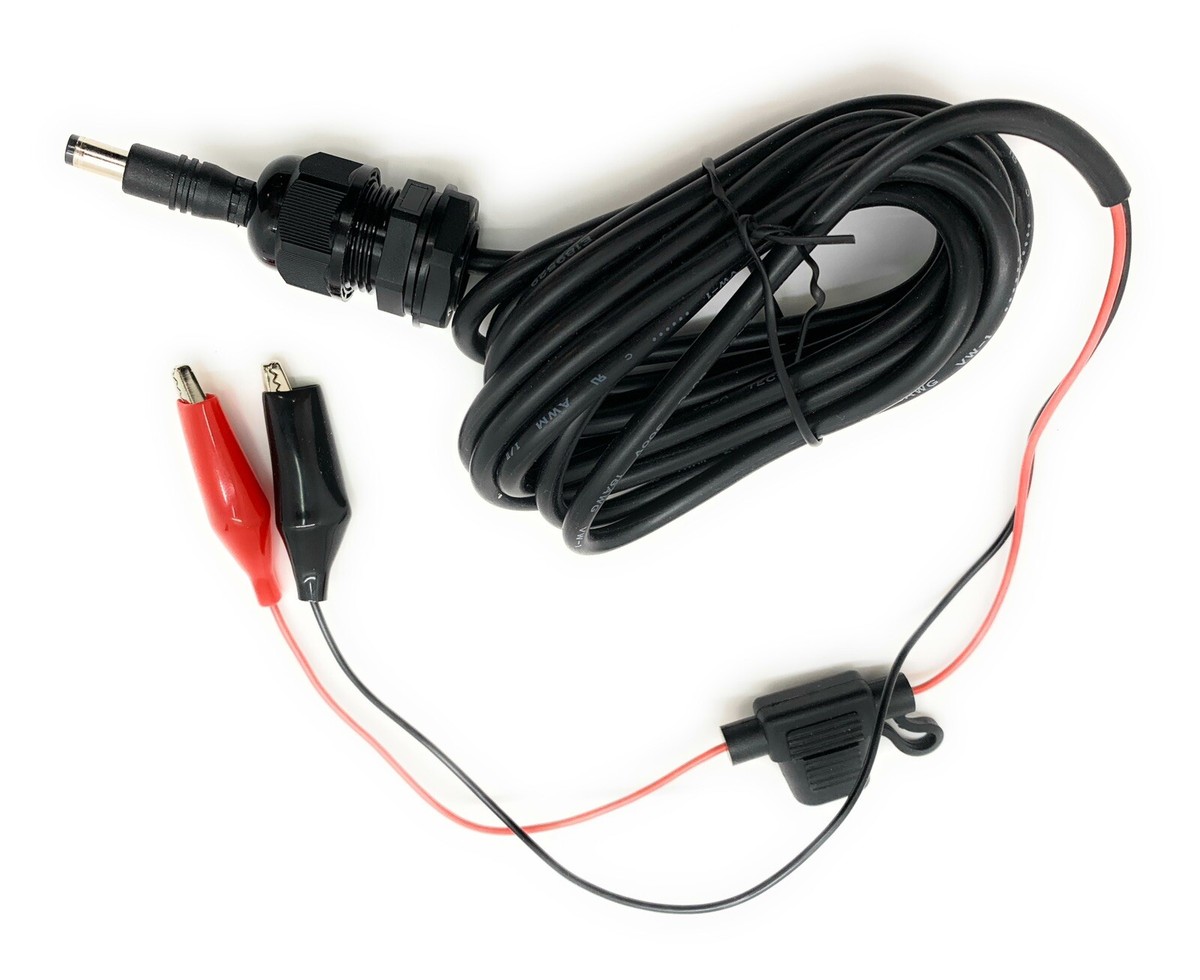 Pc Power Cord TrailCam 12V External Battery Box Cable Kit