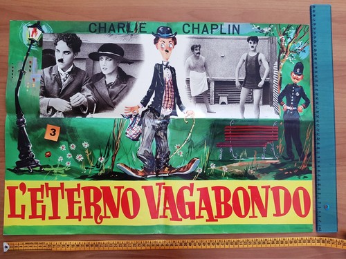 FOTOBUSTA LOBBY CARD L'ETERNO VAGABONDO CHARLIE CHAPLIN POLVERE DI STELLE SORDI - Picture 12 of 17