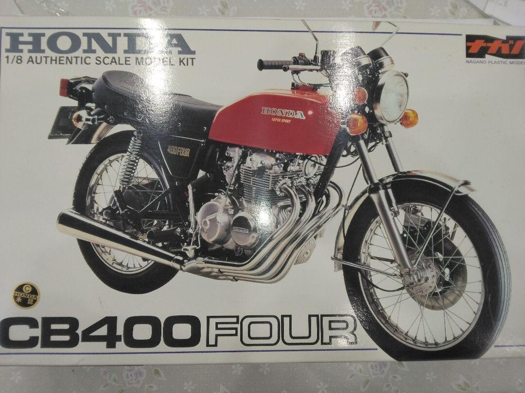 模型・プラモデル ち*び様 未組立て ナガノ HONDA CB400FOUR 1/8