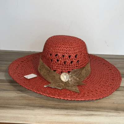 SunHat Woman s One size fits most Arizona sun hat with  black hat band bead deta