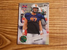 Seattle Dragons 2020 XFL Base #133 Durrant Miles RC Football Card