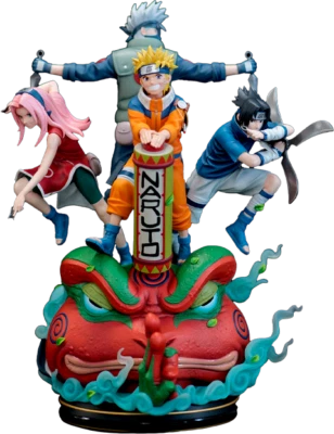 Naruto Sasuke Sakura Kakashi 1/6 Diorama Statue Ck Cartoon Kingdom Sideshow - Photo 1/4