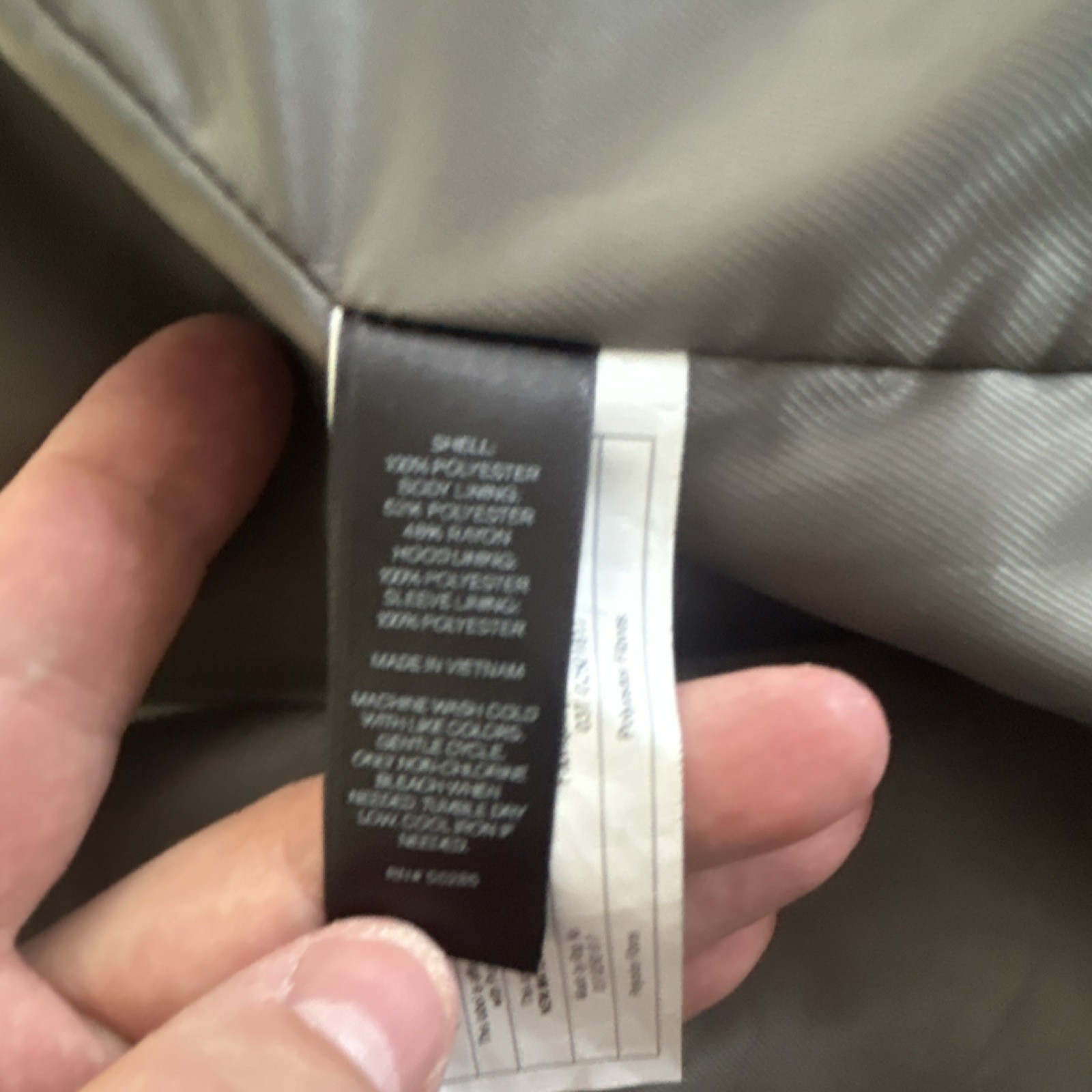 Express Men's Gray Jacket Large Button Zipper Clo… - image 3