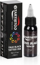 Black Tattoo Ink 30ml 1OZ Professional Tattoo Ink Pigment for Tattoo Artists,