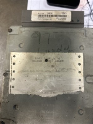 1997 Lincoln town car ECM processor ID F7VF   EE