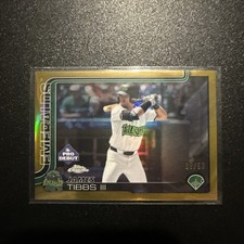 James Tibbs III Topps Pro Debut 2025 Gold Foil 09/50