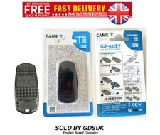 Came GATE FOB TOP432EV 2 Button BLACK GARAGE DOOR Remote Control Key ZAPPER keys