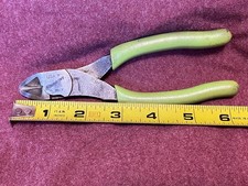 Snap On Diagonal Wire Cutter 6 86cf Snips Side Cutter Pliers -green Handle Snap On Diagonal Wire Cutter 6 86cf Snips Side Cutter Pliers -green Handle
