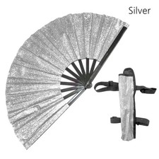 Lightweight Glitter Hand Fan Folding Fan  for Line Dancing, Parties, and Events