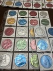 1969-1993  Krewe Of Pandora Mardi Gras Aluminum Doubloons Lot Of 120 All Differ — photo 6