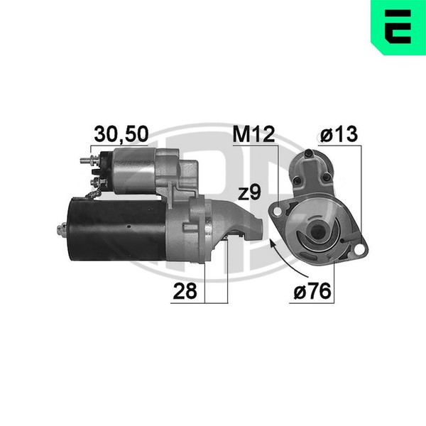 Anlasser Starter ERA 220133A FüR VW 12V Passat B5 3B2 Variant 3B5 Syncro 4Motion-image