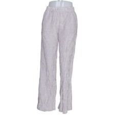 Magasin Du Nord, pantalon de pyjama, taille : S, beige/blanc, coton bio, rayu...