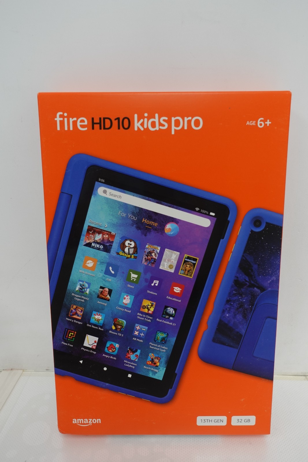 Amazon Fire HD 10 Kids Pro 13th Gen, 32GB, Wi-Fi, Tablet, Dark Blue