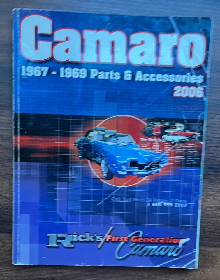 Lote de 5 Catálogos de Libros y Piezas Camaro - Clásico, Rick’s, D&R Referencia Vintage Foto 3 de 4
