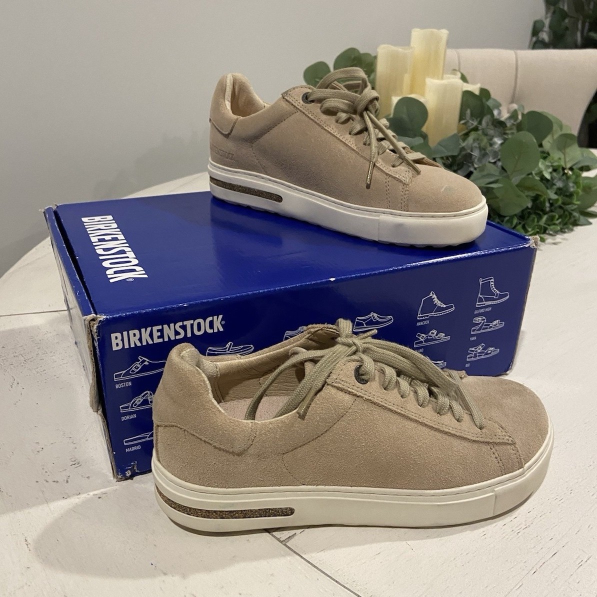 Birkenstock Bend Low Beige Suede Women display picture 1