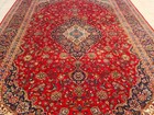 Amazing Hand Knotted Vintage Traditional Qashoun Wool Area Rug 13.7 x 9.5 Ft — photo 7