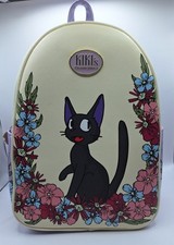 Studio Ghibli Kiki's Delivery Service Jiji Sakura Floral Backpack NWOT