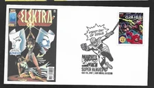 ELEKTRA   MARVEL COMICS SUPER HEROES 2007 UNKNOWN CACHET FDC UNADDR