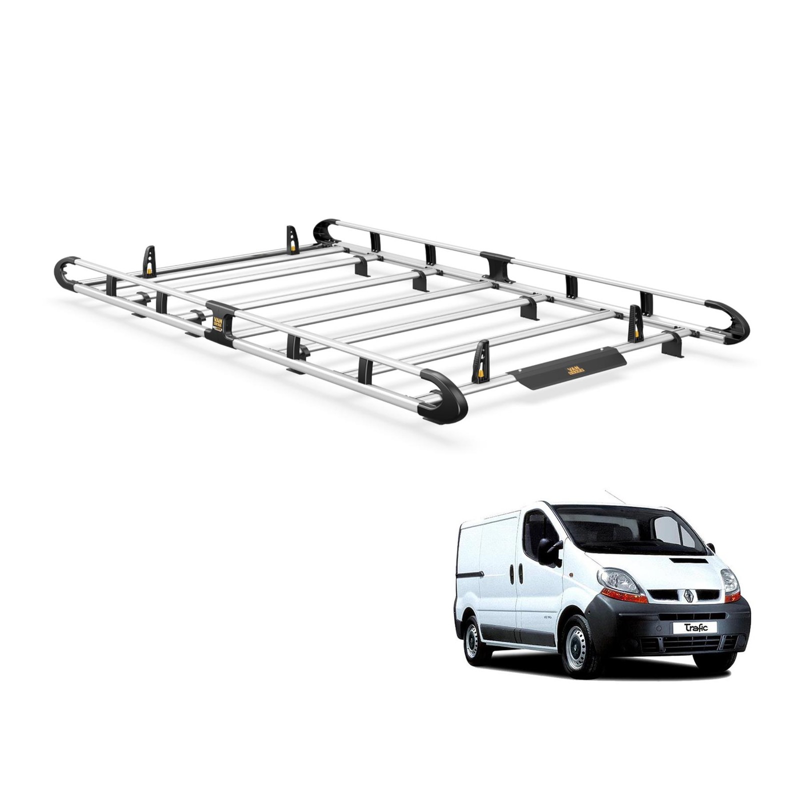 Renault Trafic Roof Rack for 2001-2014 [L1H1] Van Guard UltiRack+