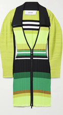Christopher John Rogers Striped Knit Mini Dress