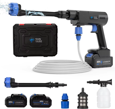 #ad #ad Cordless Pressure Washer 1200PSI Portable with 2 Rechargeable Batteries 6 In 1 N $258.99