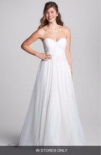 Jenny Yoo Hathaway Rosette Detail Convertible Tulle Gown Sz 14 Ivory Mrsp $1495