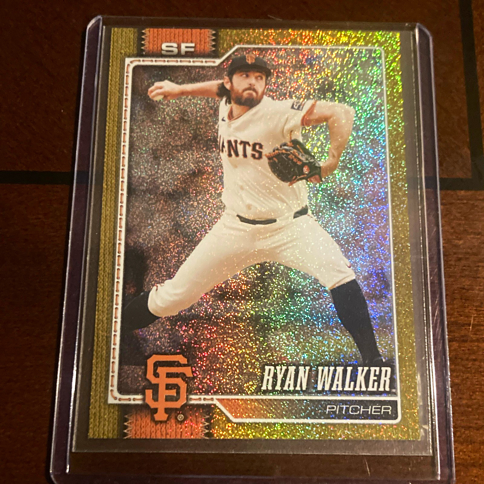 2026 Topps Ryan Walker #540 San Francisco Giants /50 Gold Sandglitter