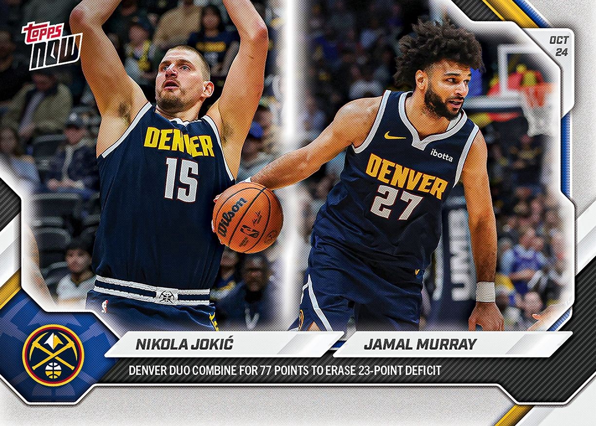 *PRE SALE* Nikola Jokić/Jamal Murray - 2026-27 NBA Topps NOW® - Card 28