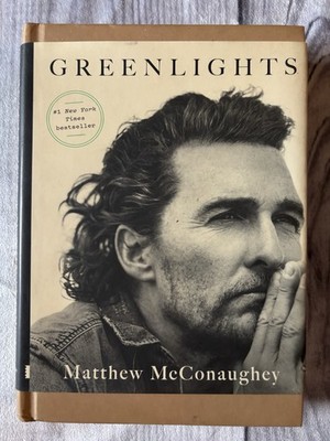 Green lights By Matthew McConaughey Hardback Book Used