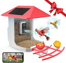 Bird Feeder with Camera, AI Birds Identification, Solar Powered, Live View, Inst