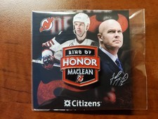 NJ Devils Ring Of Honor John MacLean Pin