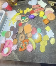 Play Food Lot For Pretend Kitchen Mixed Name Brand Assortment 60 Items