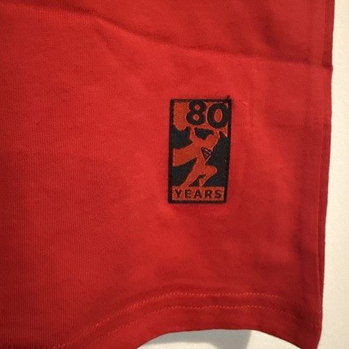 Superman - Original Classic Logo - Superhero T-Shirt Red XL Felt Logo BNWT - Picture 3 of 6