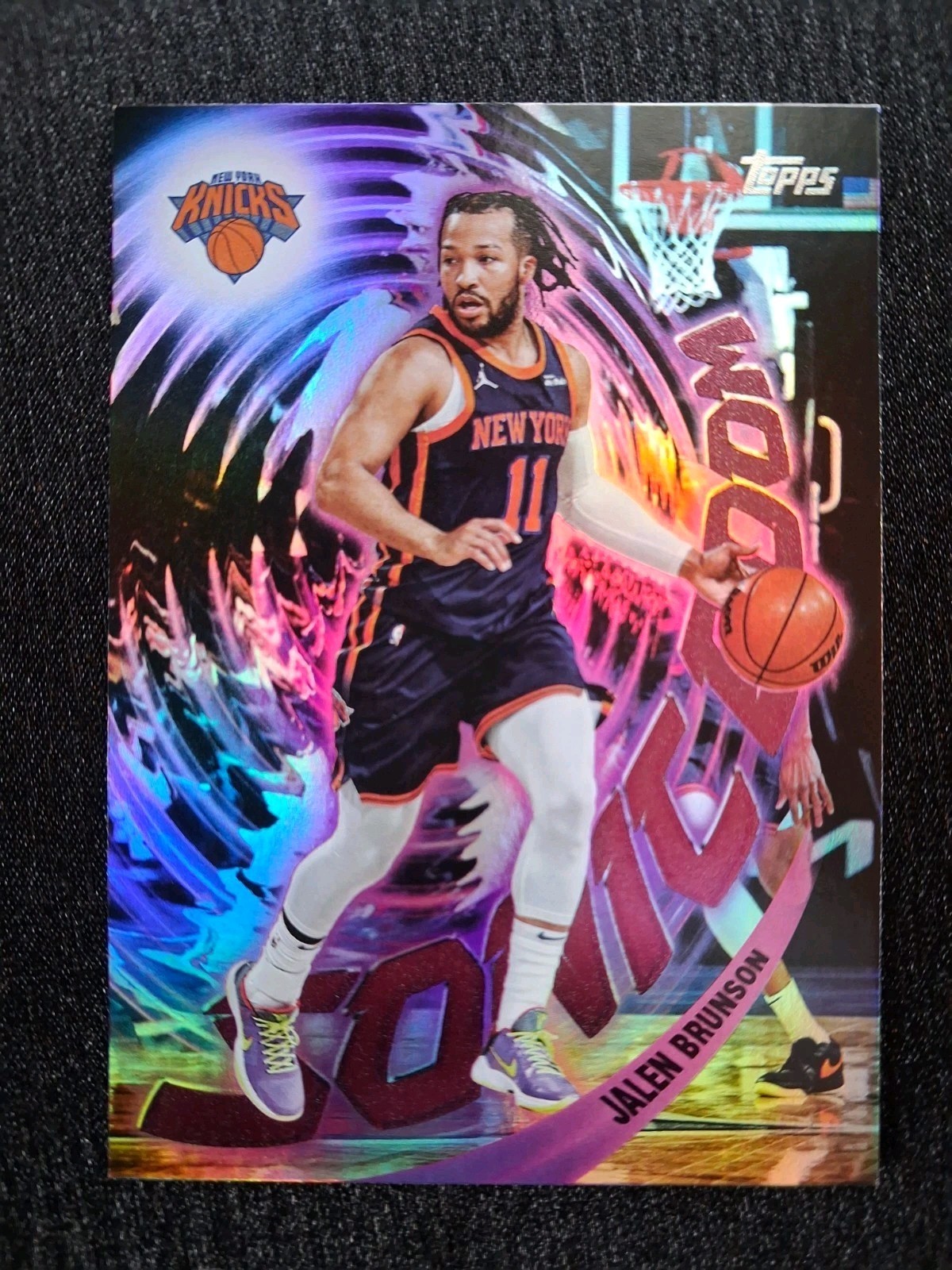 2025-26 Topps Flagship NBA Jalen Brunson Sonic Boom SP Case Hit Knicks