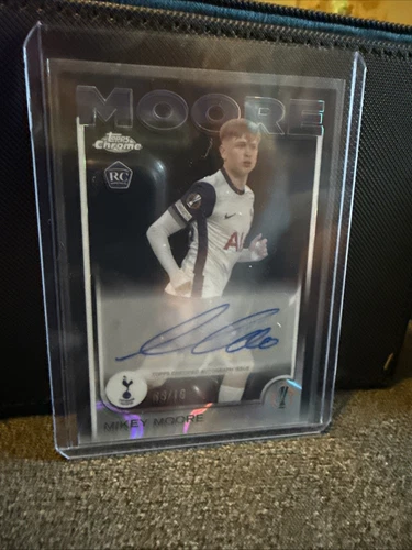 2024-25 Topps UEFA Club Competitions Mikey Moore RC /10 Auto!! Tottenham