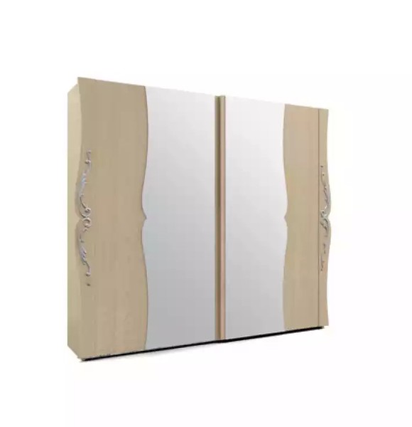Echtholz Kleiderschrank Holzschrank Schrank Schlafzimmer MöBel Italien-image