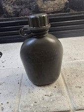 Vintage Canteen Green Plastic US Military 1969 Army Combat Tactical