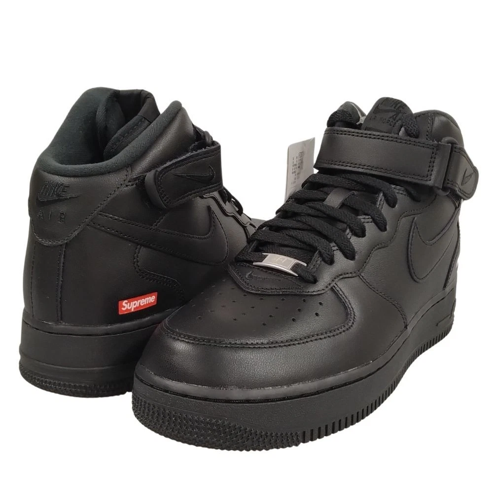Nike Supreme 24Aw Air Force 1 Mid Sp Noir Taille Us9,5 / 35198