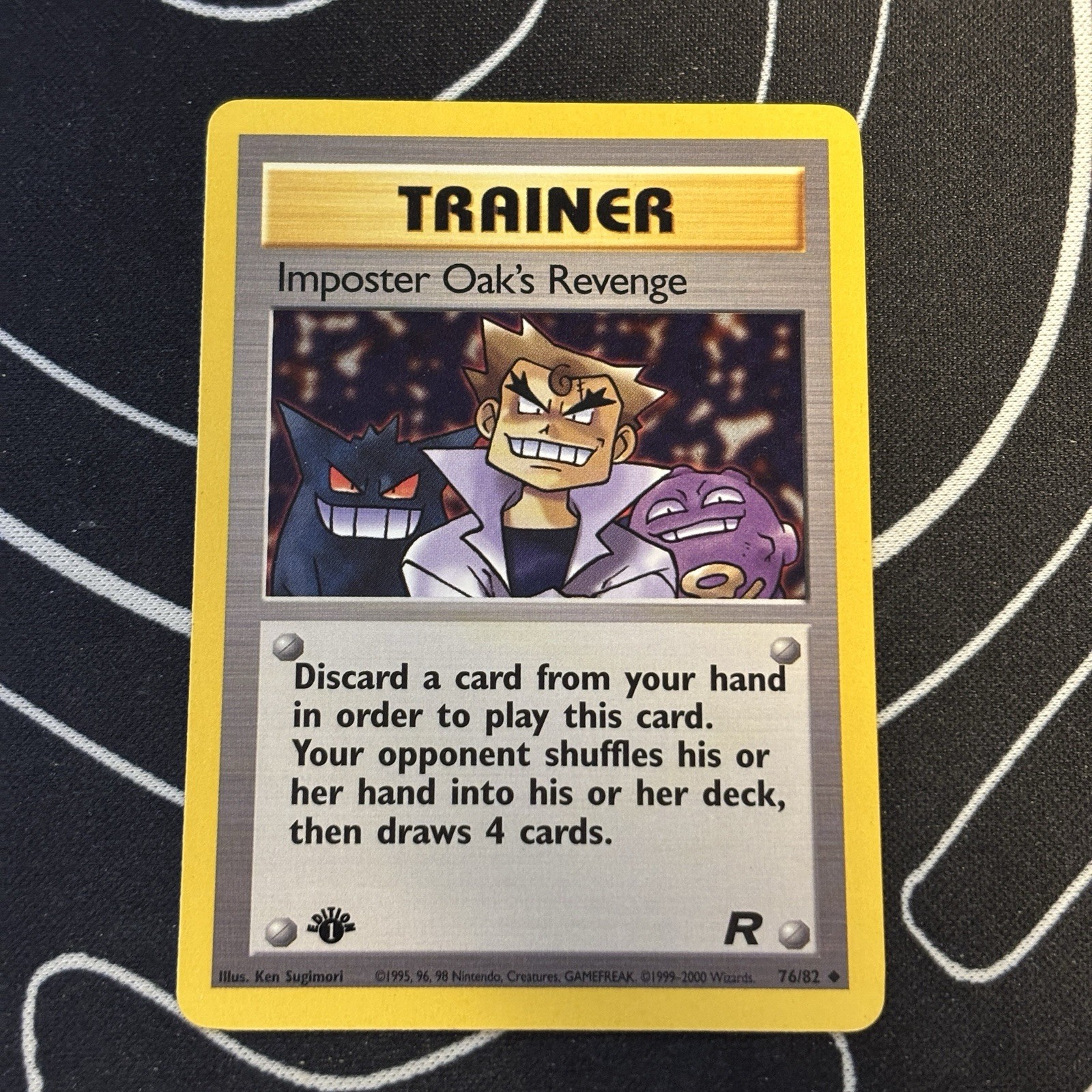 Imposter Oak's Revenge Pokemon Card TCG 76/82 Team Rocket Regular
