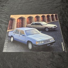 Vintage 1988 Volvo 760 780 Sales Brochure Catalog Coupe Sedan Wagon Original