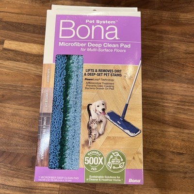 Lot Of 5 BONA  Microfiber Cleaning Pad  Multi-Surface Floors Reusable Washable
